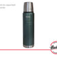 Termo Hudson 1 litro vERDE  De Acero Inoxidable