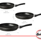 Set Sarten 22cm + Sarten 24cm + Sarten 26cm Hudson Aluminio