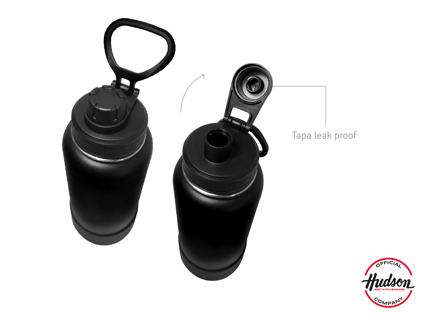 Botella Deportiva Isotérmica De 960ml Negro