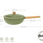 Wok Hudson Olive 28 Cm Con Antiadherente 4.6 L