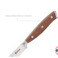 Cuchillo Utilitario Acero Inoxidable Mango Madera