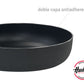 SARTEN DE ALUMINIO PROFUNDA DE 24 CM NEGRA