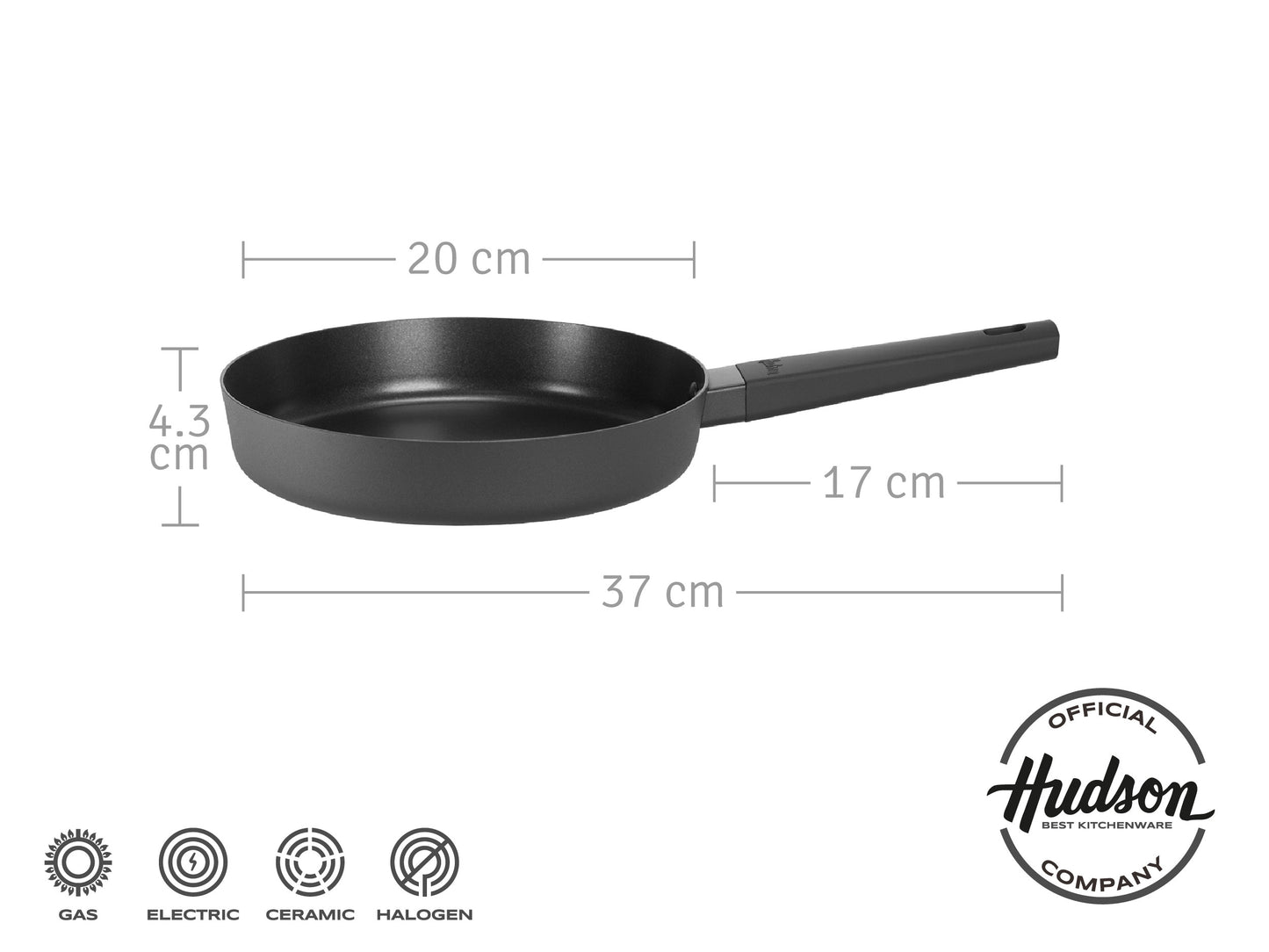 Sarten De Aluminio Con Antiadherente 20 Cm
