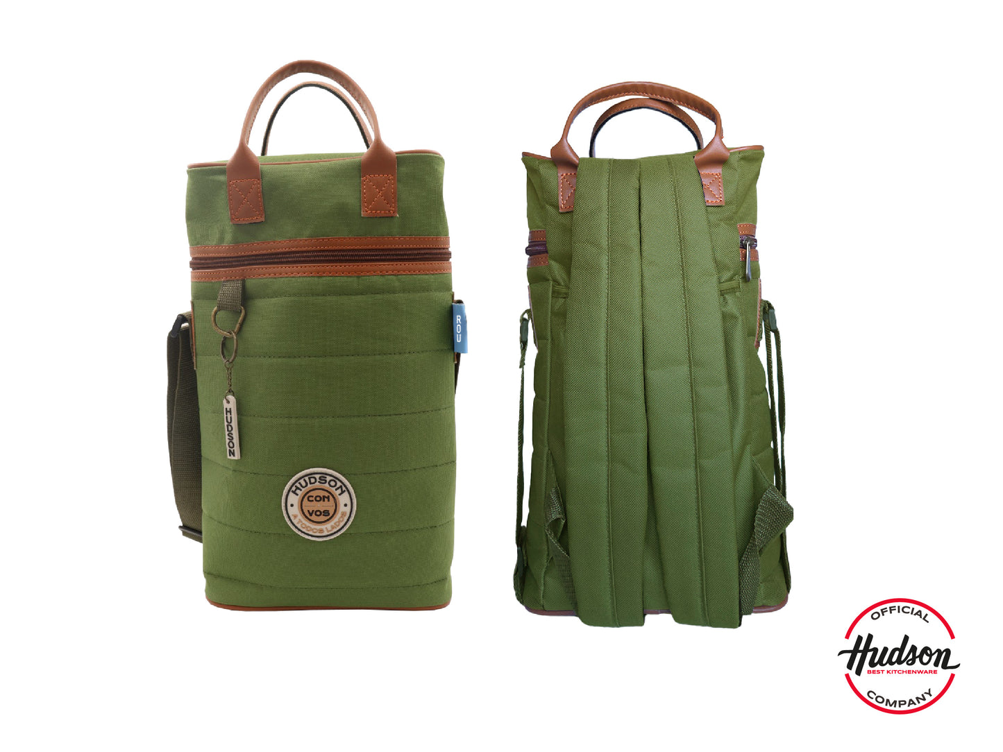 Mochila Matera Verde Reforzada En Poliéster