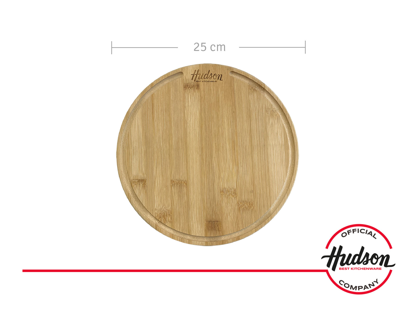 Set 2 Platos circulares de madera 26cm Linea Asado