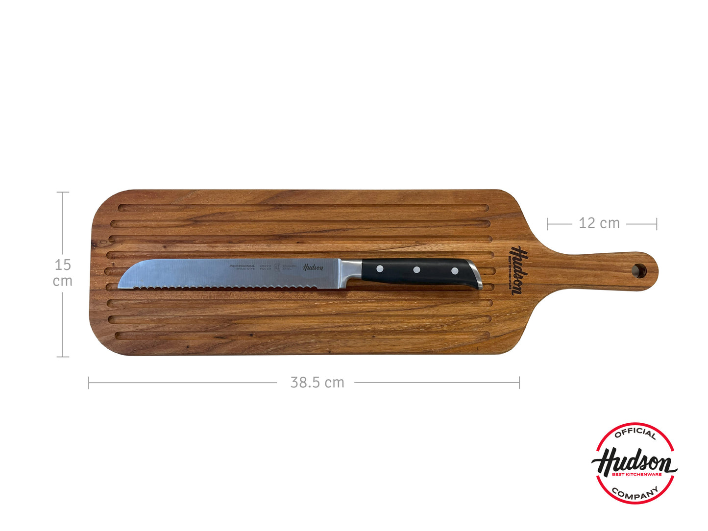 Set De Tabla + Cuchillo De Pan Línea Profesional