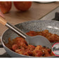 Set de Wok de Aluminio c/ Antiadherente + Espumadera y Cuchara de Madera y Nylon