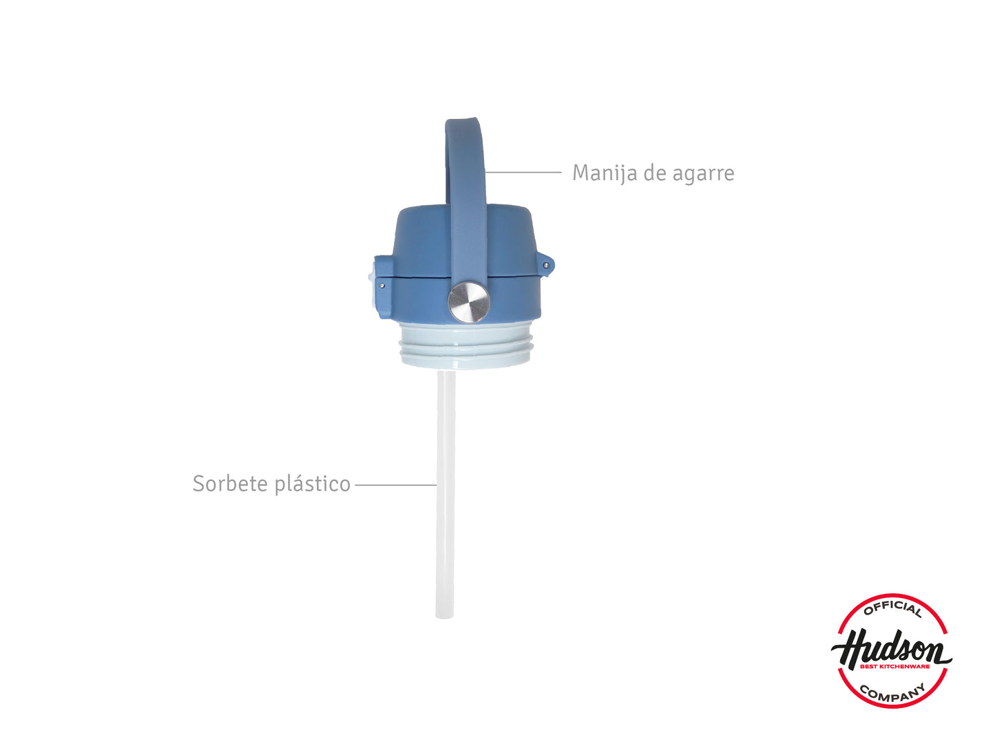Botella Deportiva Térmica De 500 Ml Celeste