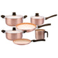 Set Bateria Cobre + Cacerola + Jarro + Panquequera