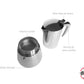 Cafetera Italiana Acero Inoxidable Mirror 280ml