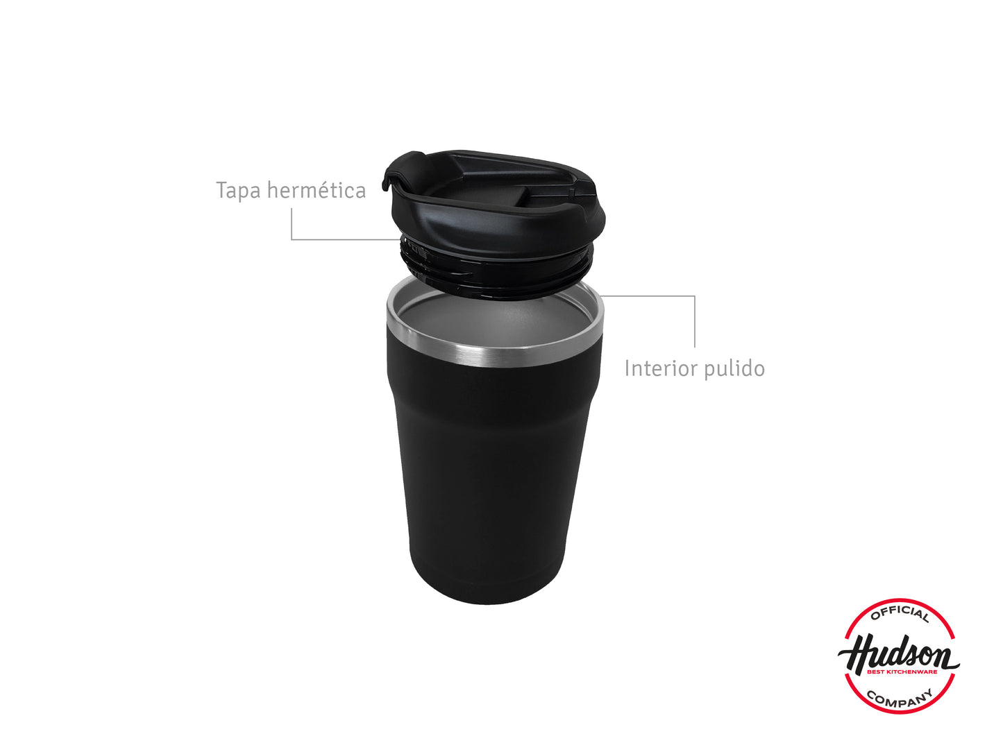 Vaso Isotérmico Para Café De 350ml Negro