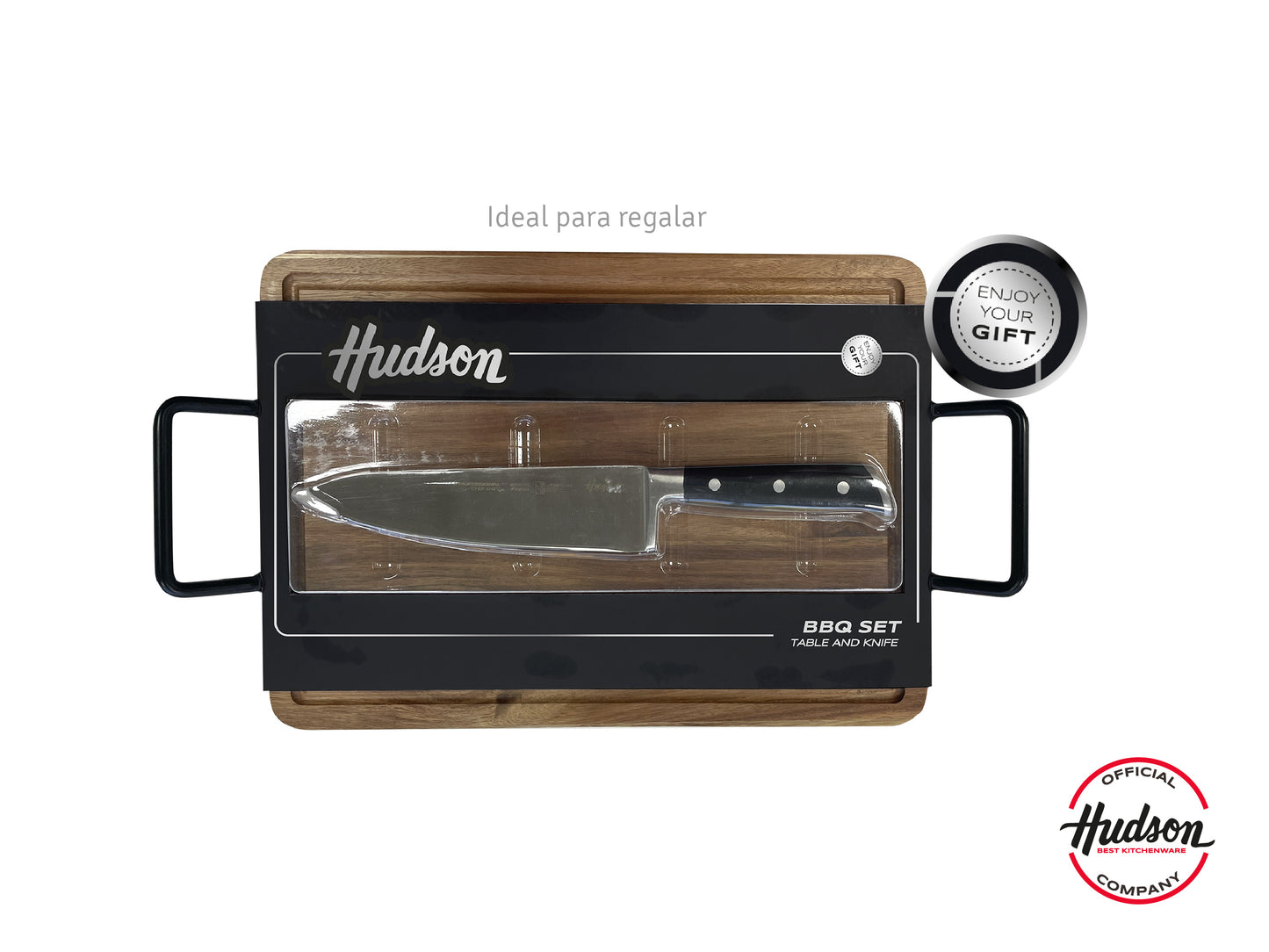 Set De Tabla Y Cuchillo Chef De 7
