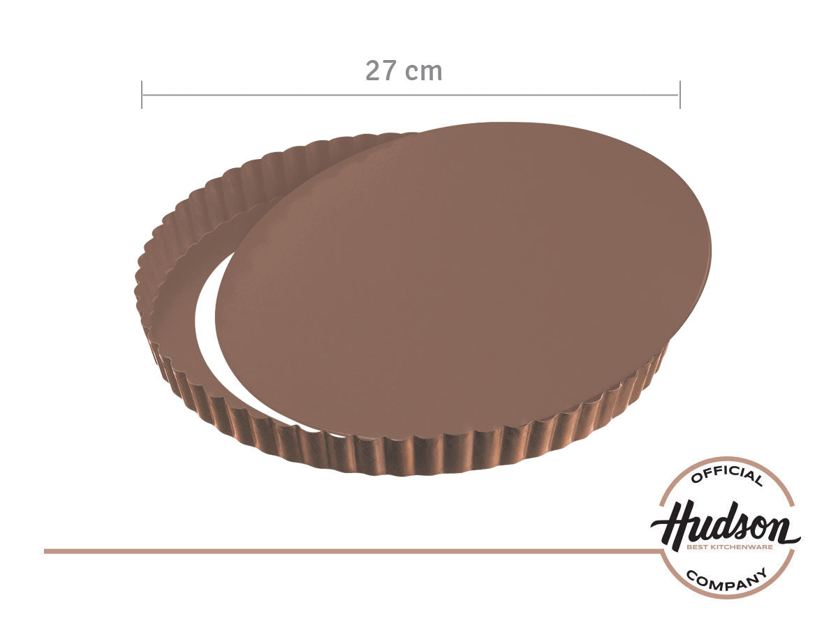 Molde Tartera Hudson Desmontable Doble Antiadherente 27 Cm