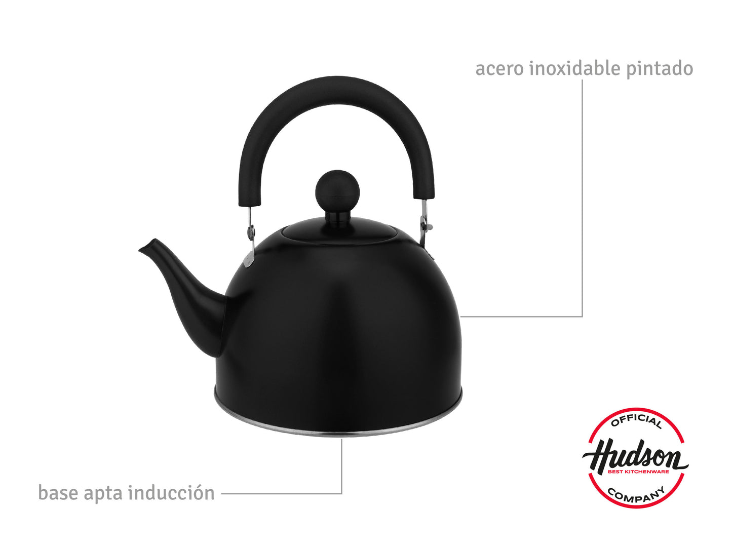Pava Total Black 1.5lts Pico Matero