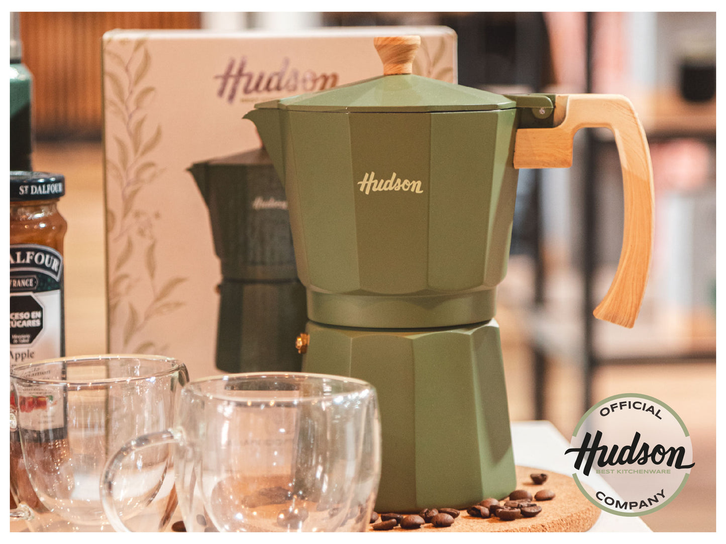 Cafetera Aluminio Olive Tipo Italiana 9 Tazas