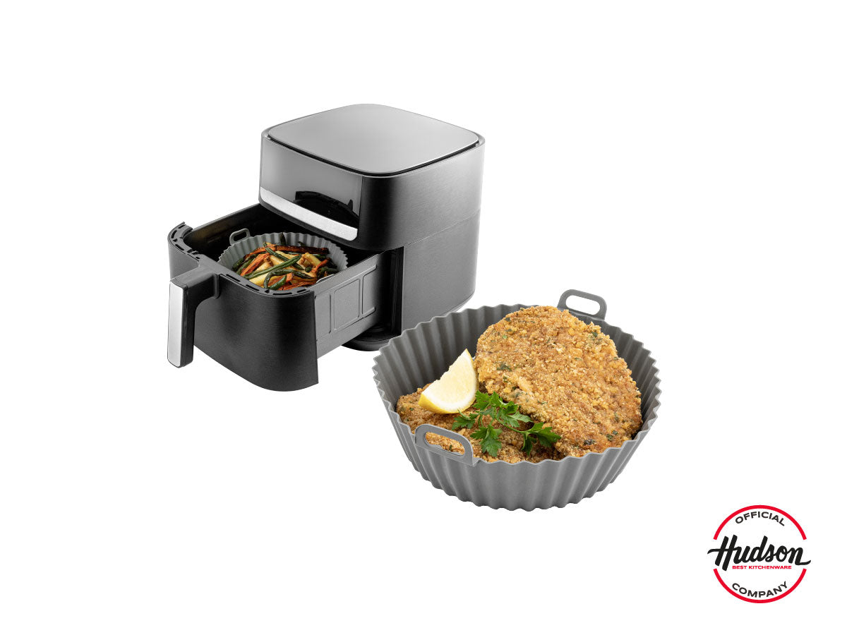 Moldes X2 Silicona Para Air fryer 22x6 Cm Redonda