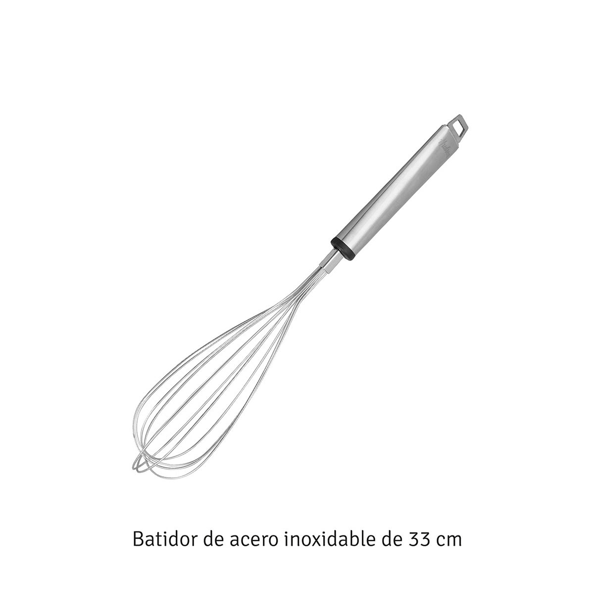 Batidor Manual 33cm De Acero Inoxidable Hudson