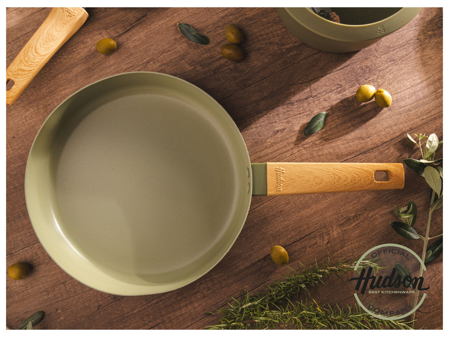 Sartén Hudson Olive 20 Cm Con Antiadherente 1 L