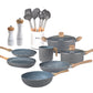 Set De Ollas Cocina Hudson Granito 10 Piezas Antiadherente