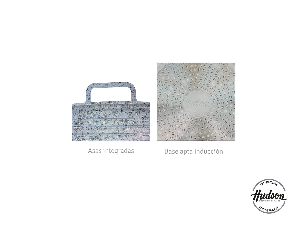 Nueva Bifera 28 Cm Stone De Aluminio C/ Antiadherente
