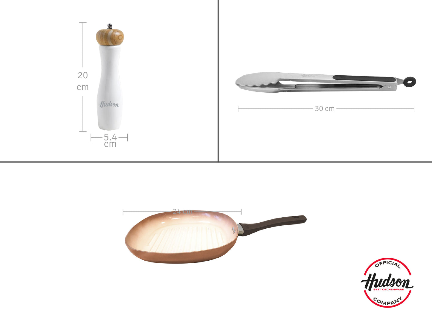 Set de Bifera Cobre, Molinillo y Pinza