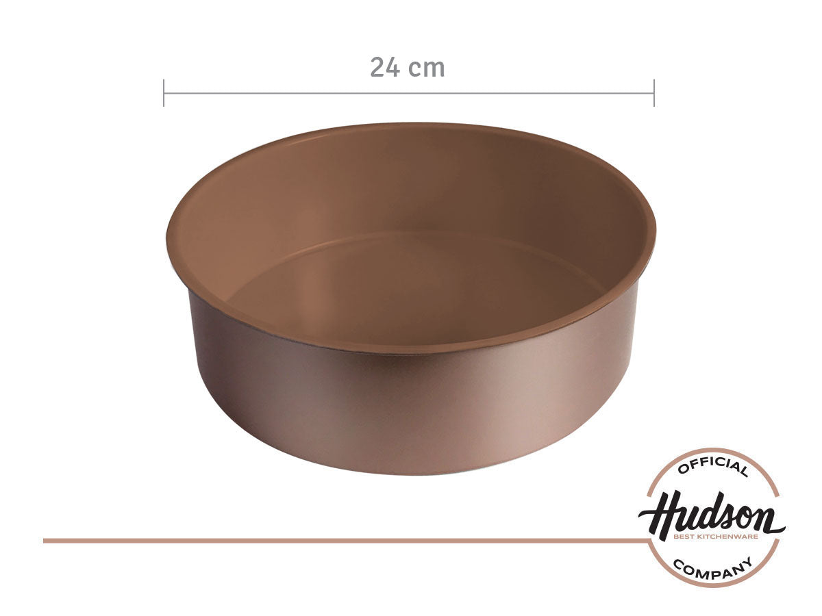 Molde Tortera Hudson 1 Pieza Doble Capa Antiadherente 24cm