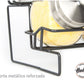Especieros de vidrio x 6 con rack HUDSON
