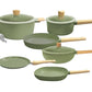 Batería De Cocina de 9 Piezas Línea Olive