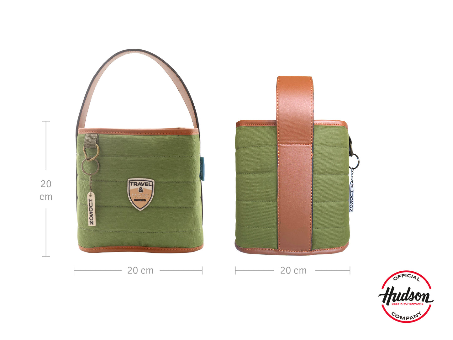 Bolso Matero Reforzado En Poliéster Verde