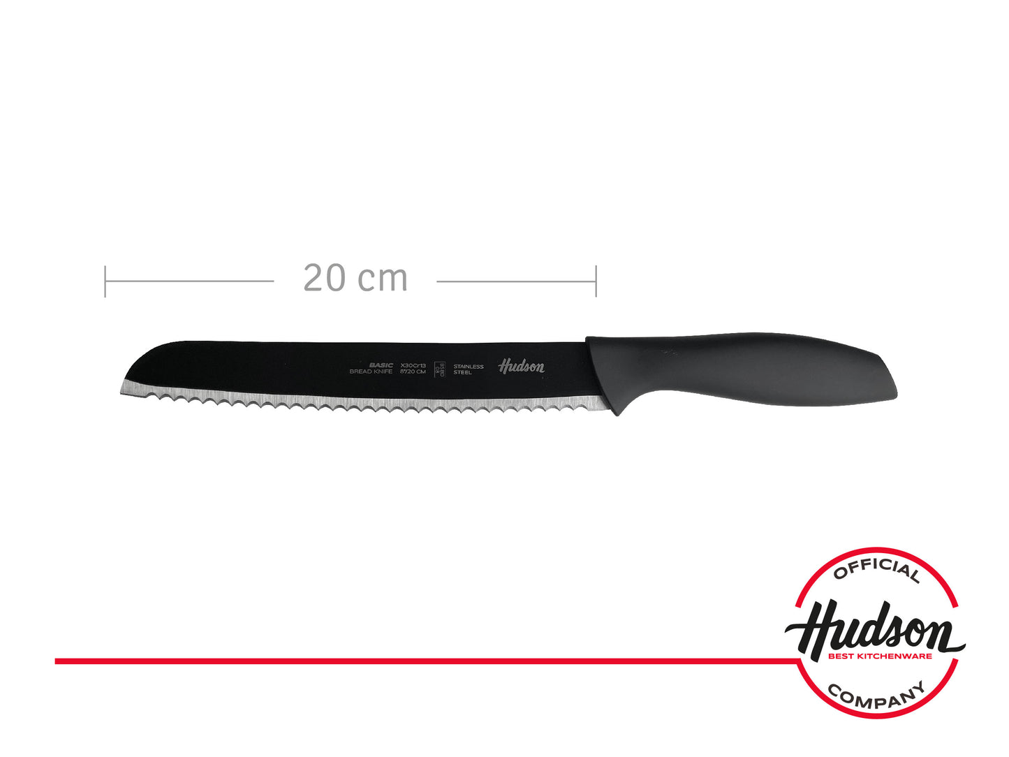 Cuchillo Chef 8'' Basic Linea Hudson Acero Inoxidable