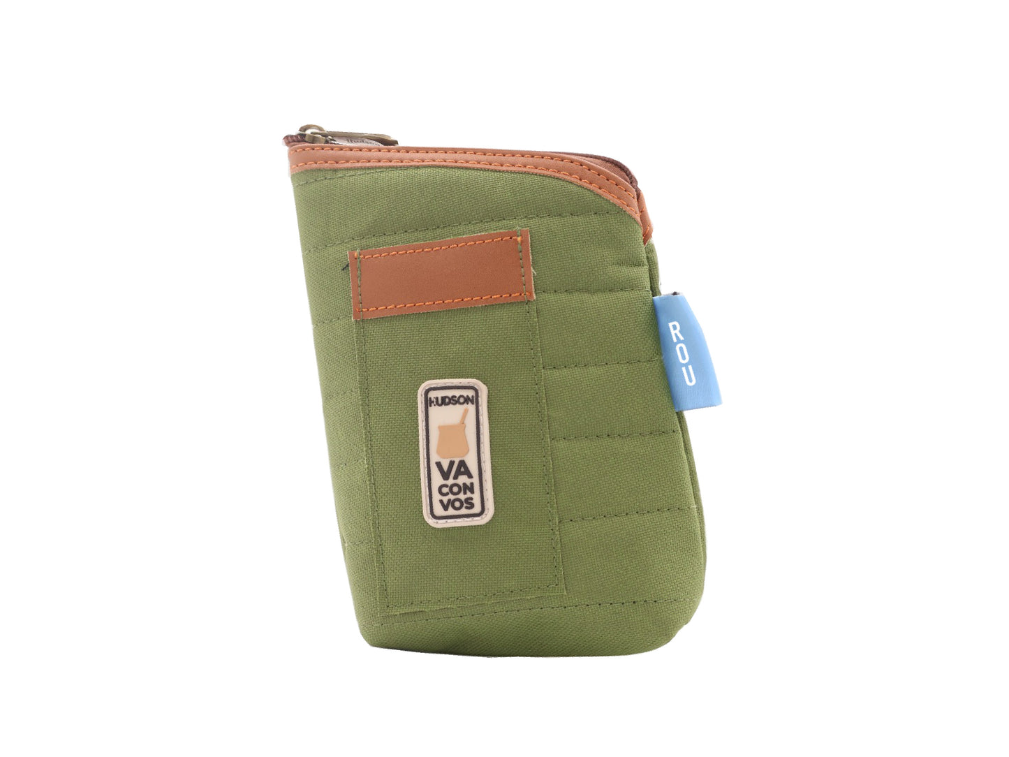 Yerbera Con Pico Vertedor Y Bolsillo Verde