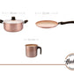 Set Bateria Cobre + Cacerola + Jarro + Panquequera