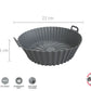 Moldes X2 Silicona Para Air fryer 22x6 Cm Redonda