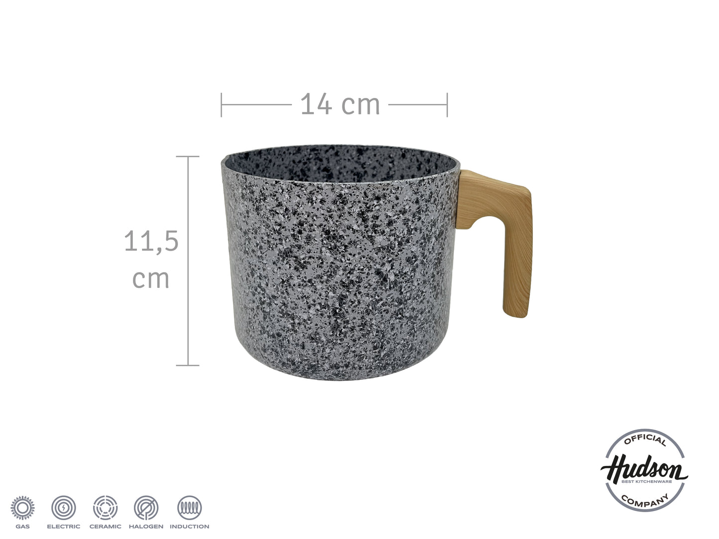 Nuevo Jarrito 14 Cm Stone Aluminio C/ Antiadherente