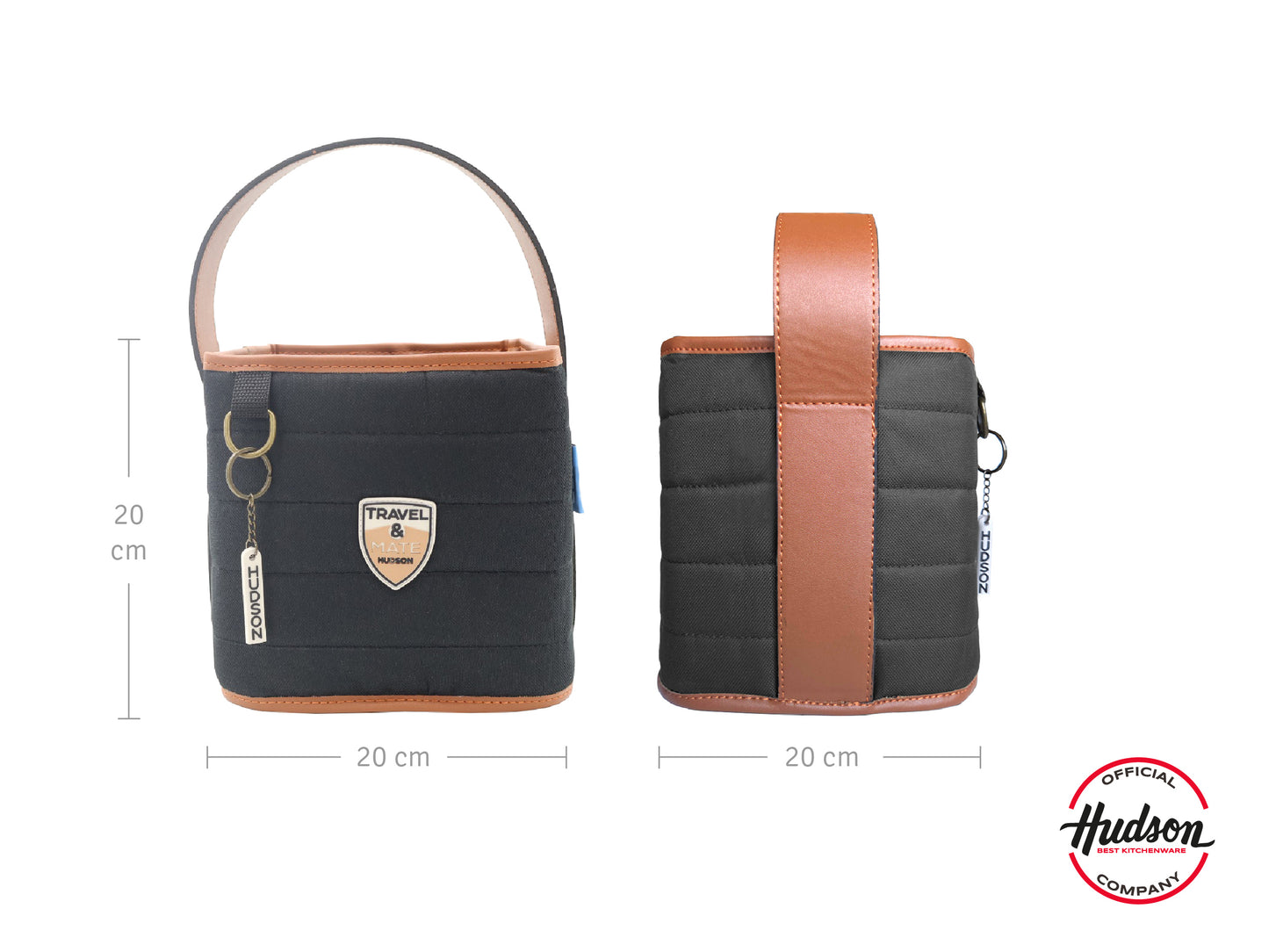 Bolso Matero Reforzado En Poliéster Negro