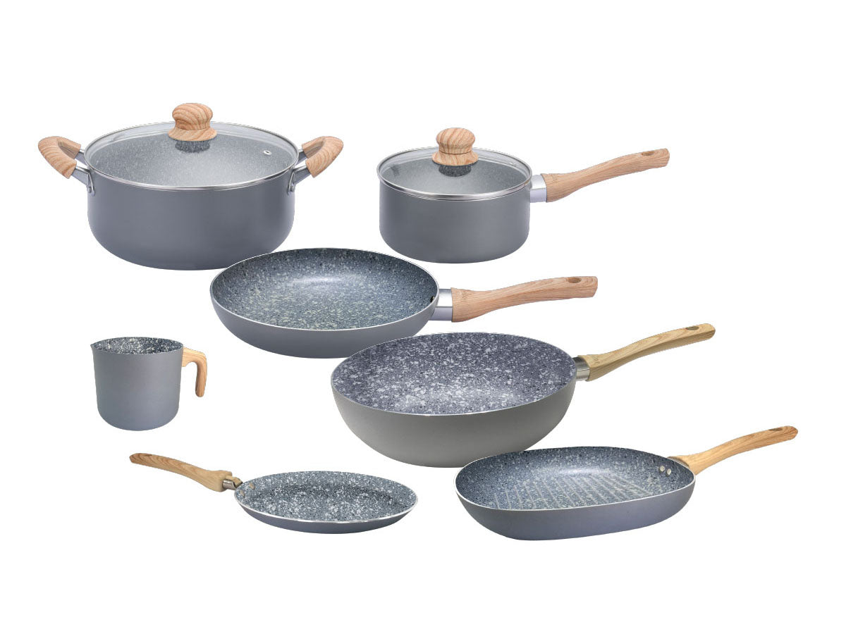 Kit De Ollas 18 Cm Y 26 Cm Granito Hudson + Sartén 26 Cm