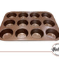 Molde X 12 Muffins Hudson Doble Antiadherente
