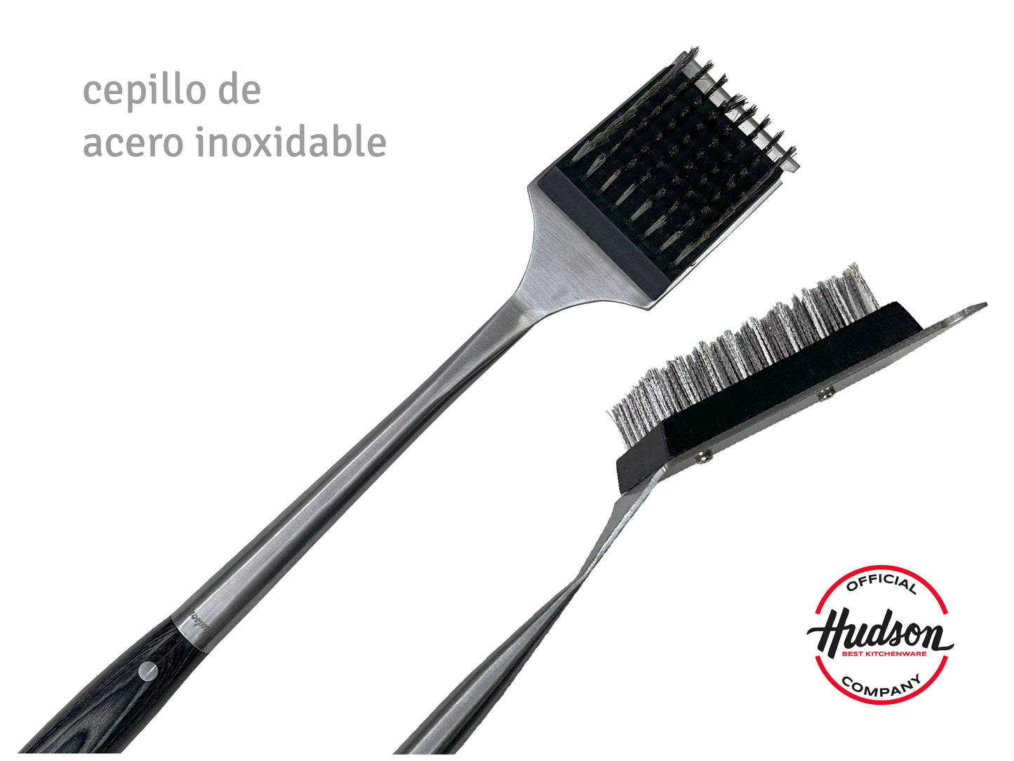 Cepillo Para Parrilla Linea Hudson Madera