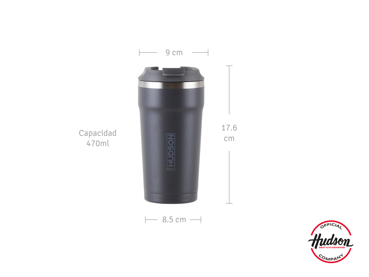 Vaso Térmico Para Café De 470ml Blanco