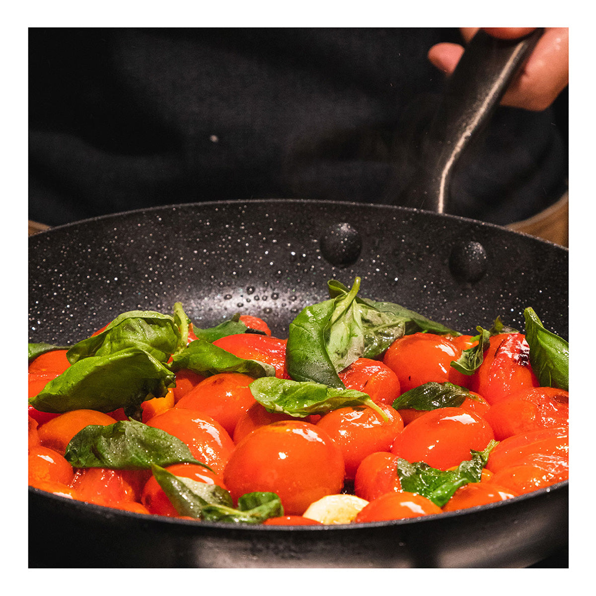 Sartén De Aluminio Negra Antiadherente Total Black 28 Cm