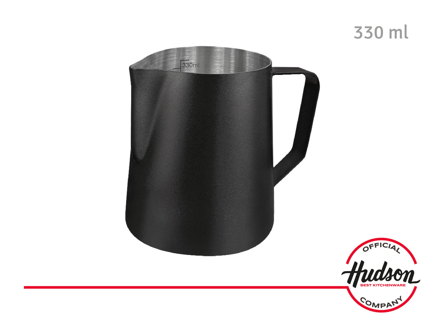 Jarro Latte Barista Negro 330ML Linea Hudson Oficial