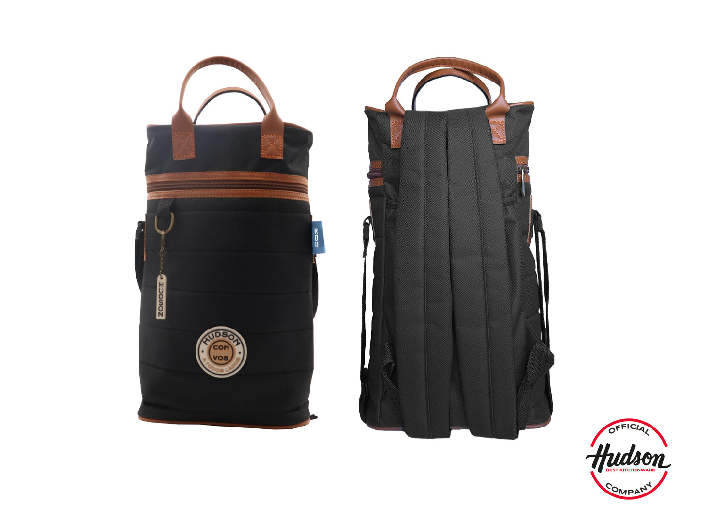 Mochila Matera Reforzada En Poliéster Negro