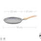 Panquequera 22cm Antiadherente Línea Nueva Granito