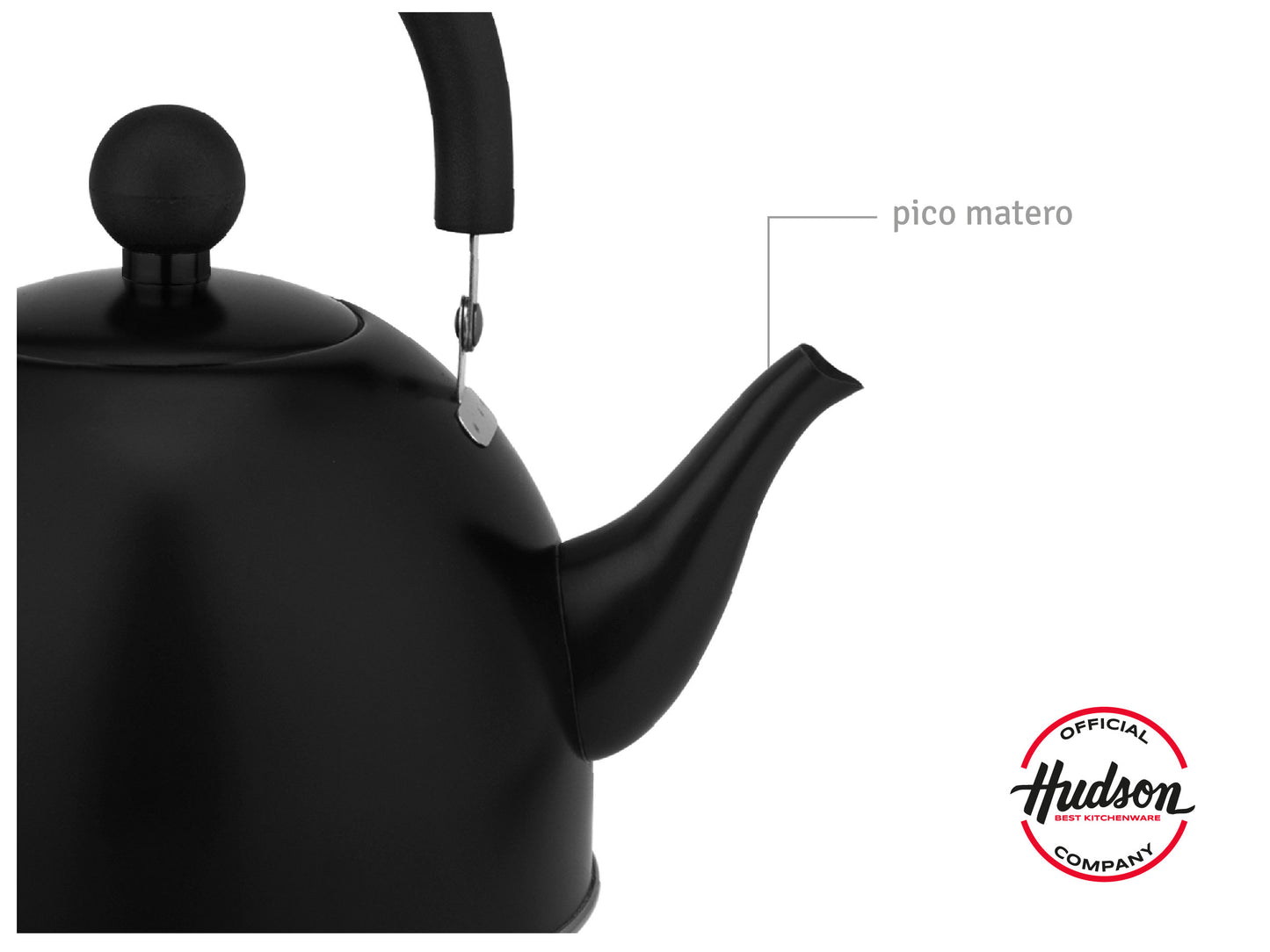 Pava Total Black 1.5lts Pico Matero