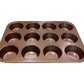 Molde X 12 Muffins Hudson Doble Antiadherente