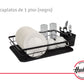 Escurridor De Platos Negro 1 Piso Nuevo Linea Hudson Cocina