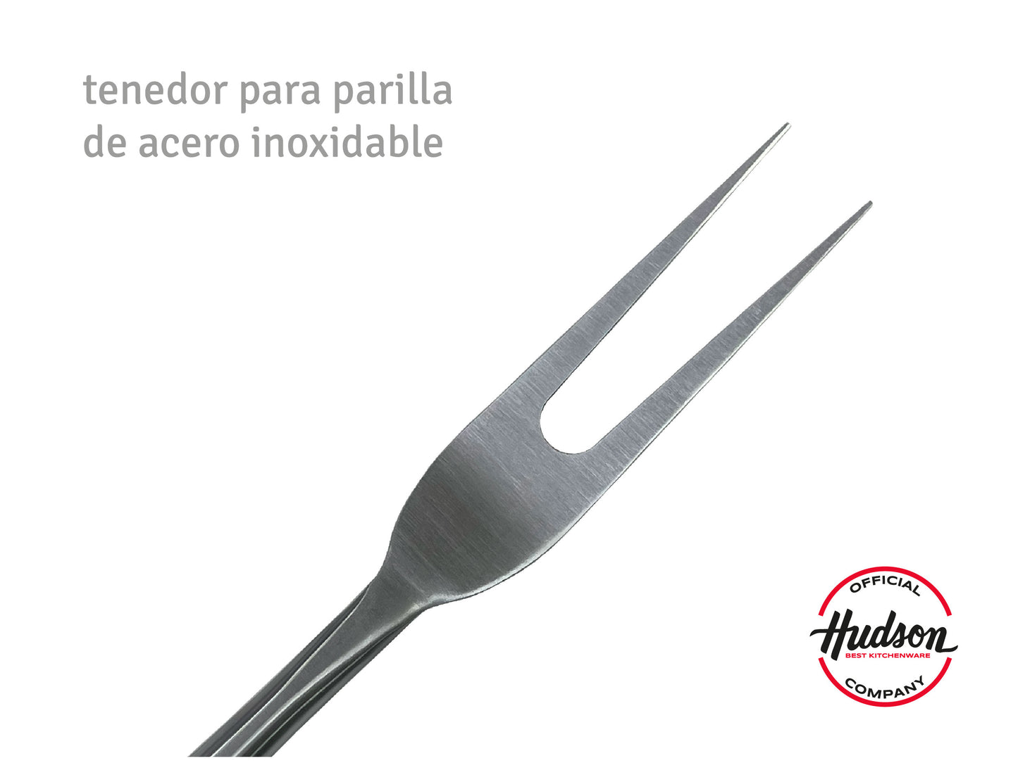 Tenedor Para Parrilla Linea Hudson Bbq Acero Inoxidable