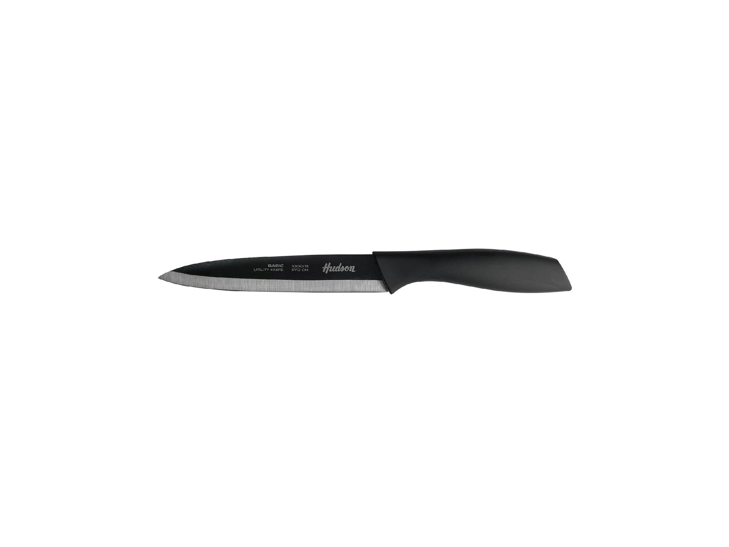 Cuchillo Utilitario Basic 5' Acero Inoxidable Negro