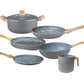 Kit Hudson Granito Olla + Wok + Jarro + Panquequera + Sartén