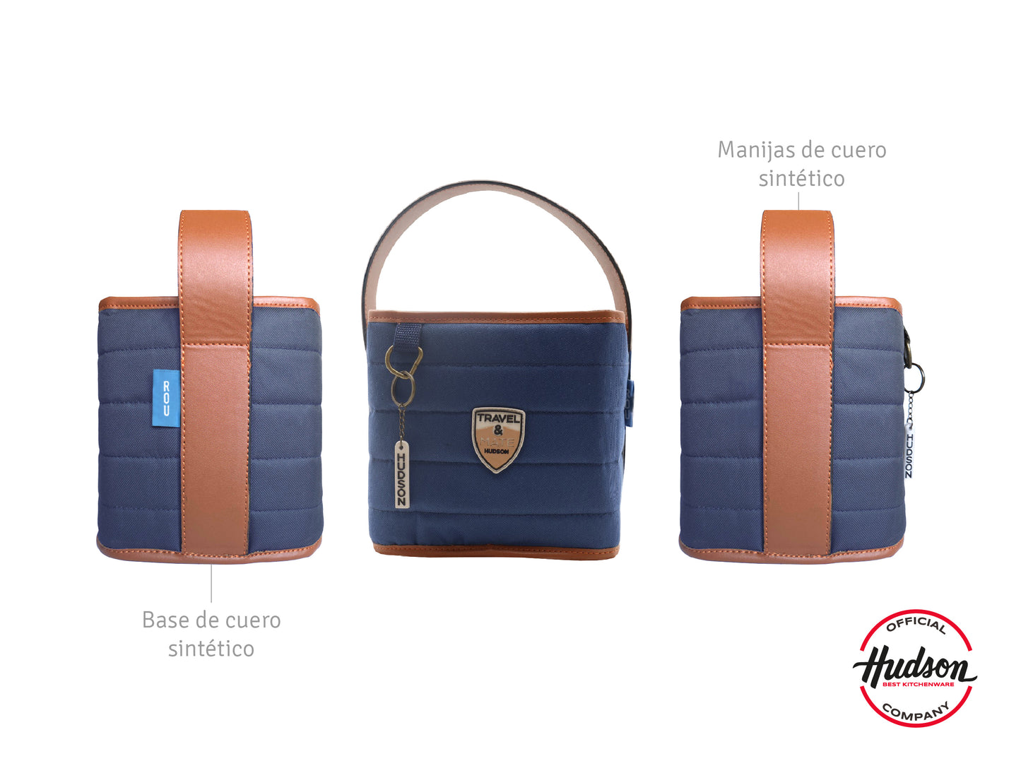 Bolso Matero Reforzado En Poliéster Azul